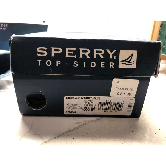 Sperry Top-Sider Biscayne Washed Blue Women's size 8.5 - Picture 4 of 7